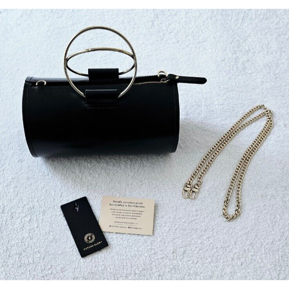 FUTURE GLORY margaux leather duffle crossbody handbag travel goop fave! bag $495 - Picture 2 of 15